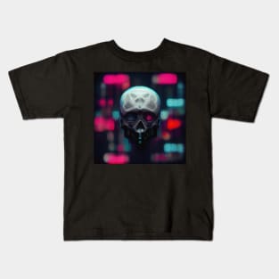 Cyber Skull Kids T-Shirt